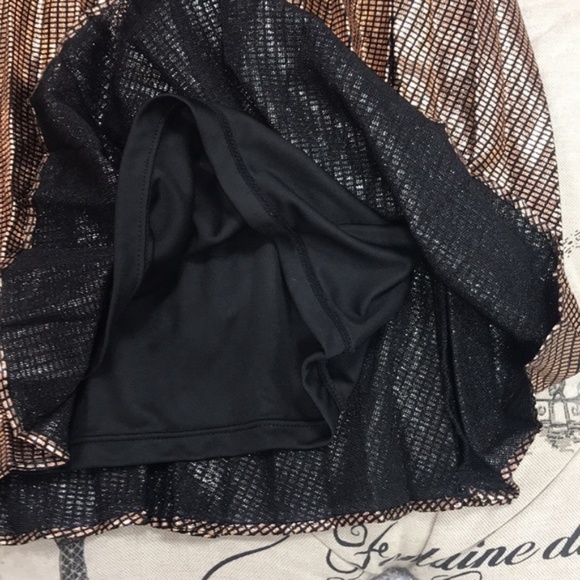 Alfani Pleated Metallic Midi Skirt - Picture 5 of 7